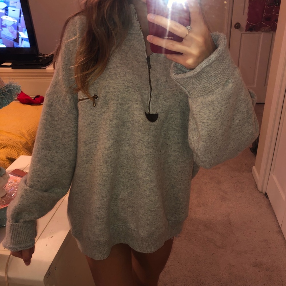 Grey L.L. Bean Pullover